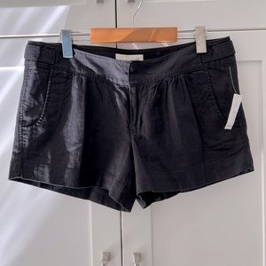 Old Navy women’s black linen shorts